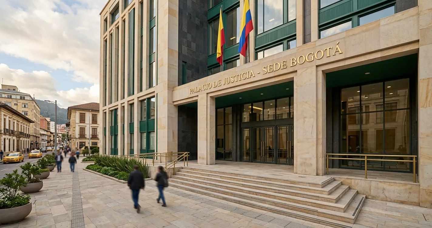 Juzgados de familia en Bogotá - Edificio judicial en el centro de la capital colombiana