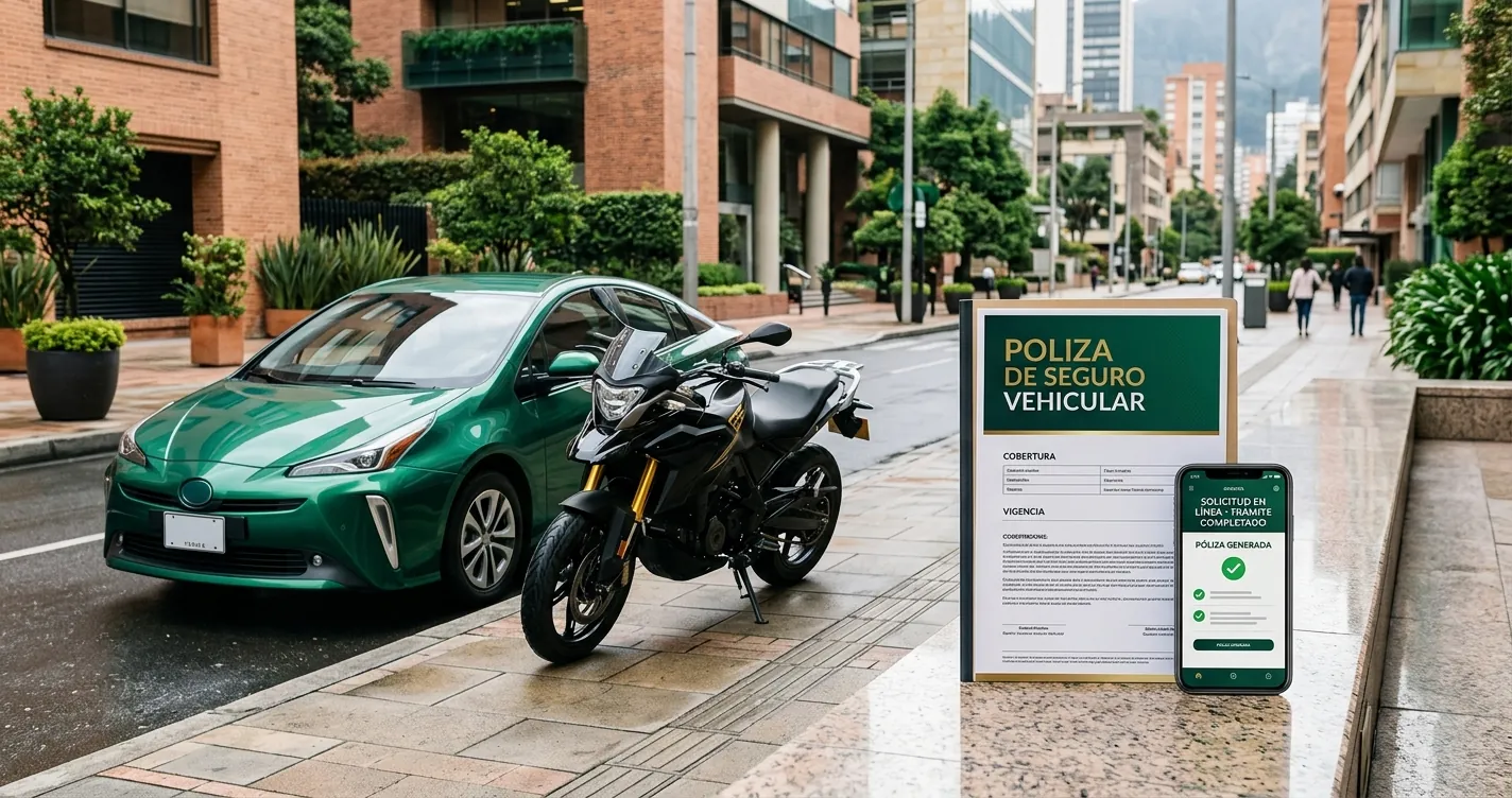 SOAT vehicular Bogotá 2026 - Compra en línea del seguro obligatorio para carros y motos