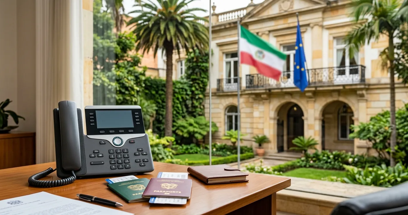 Teléfono Consulado de España en Bogotá - contacto, citas y trámites consulares 2026