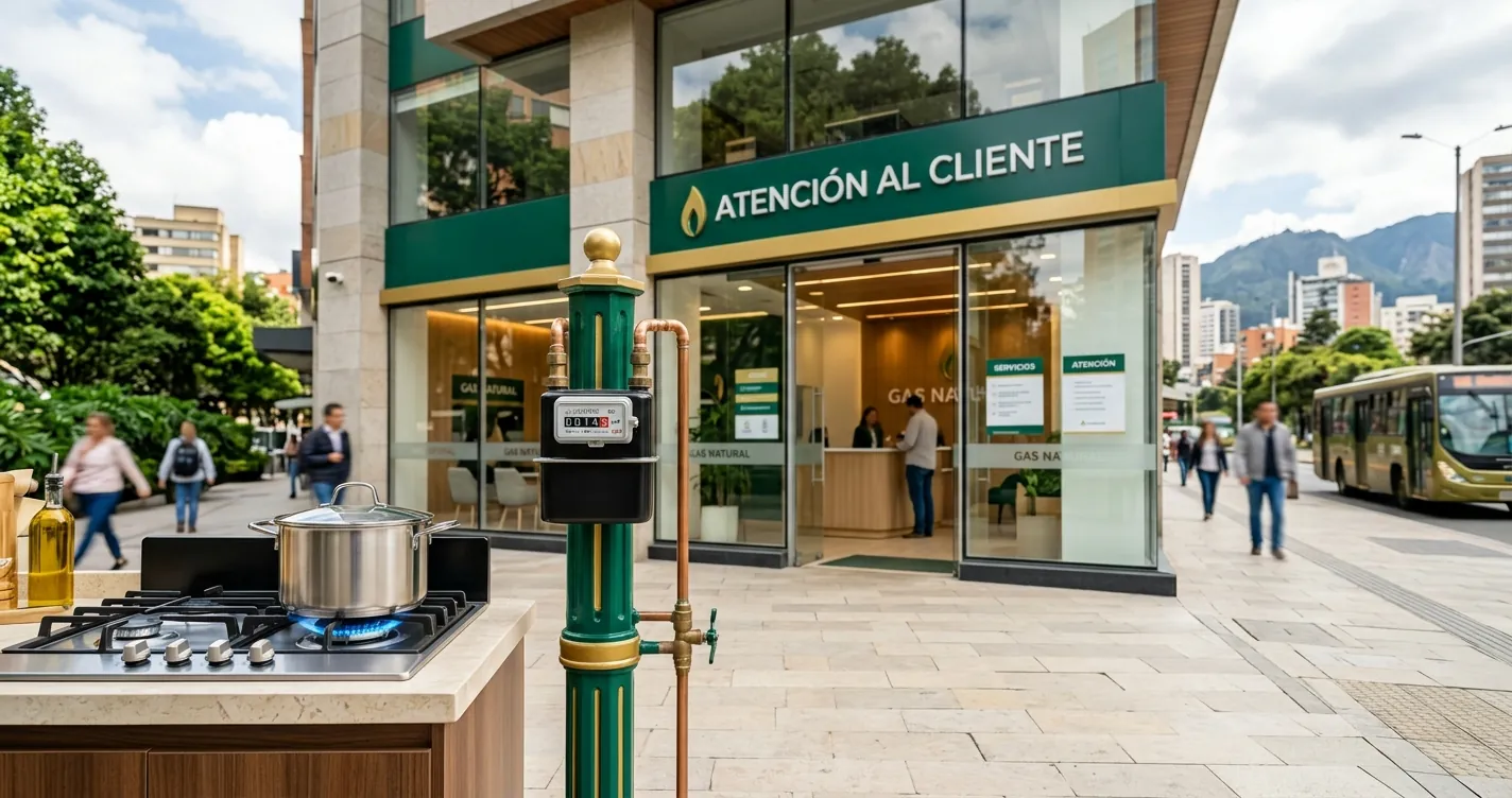 Oficina de atención de gas natural en Bogotá - centro de servicio Vanti