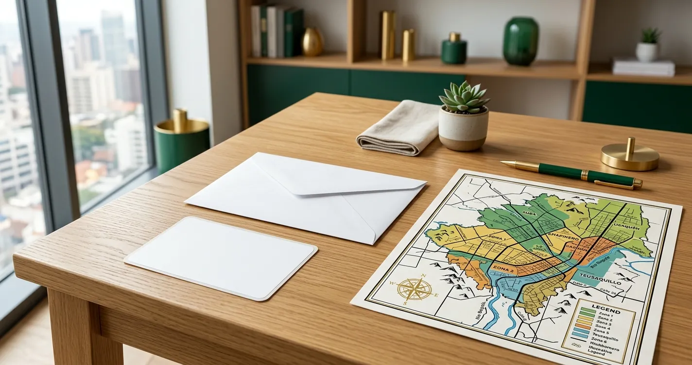 Códigos postales de Bogotá - mapa de zonas postales por localidad y sobre de envío listo para despachar